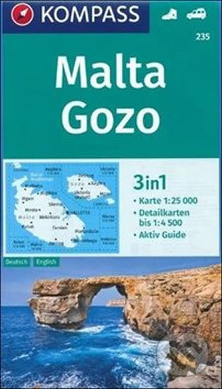 Malta, Gozo 1: 25 000 (Kompass). Kompass, 2019 Malta, Gozo 1: 25 000 (Kompass). Kompass, 2019