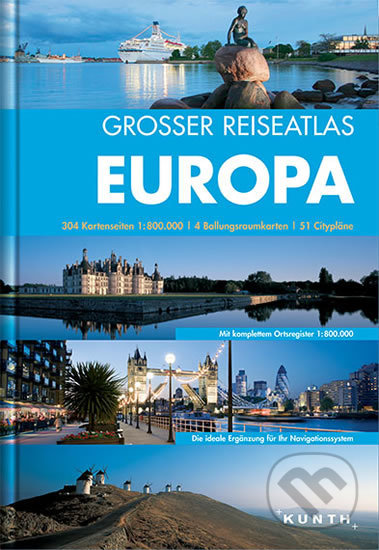 Evropa atlas 1:800T, MAIRDUMONT, 2012