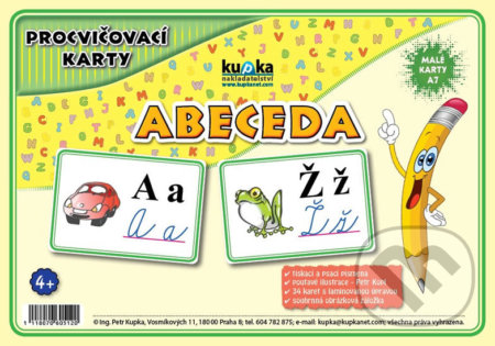 Kniha: Procvičovací karty - abeceda (Petr Kupka). Kupka, 2015 Kniha: Procvičovací karty - abeceda (Petr Kupka). Kupka, 2015