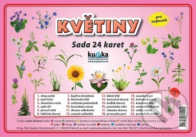Kniha: Květiny - Sada 24 karet (Petr Kupka). Kupka, 2011 Kniha: Květiny - Sada 24 karet (Petr Kupka). Kupka, 2011
