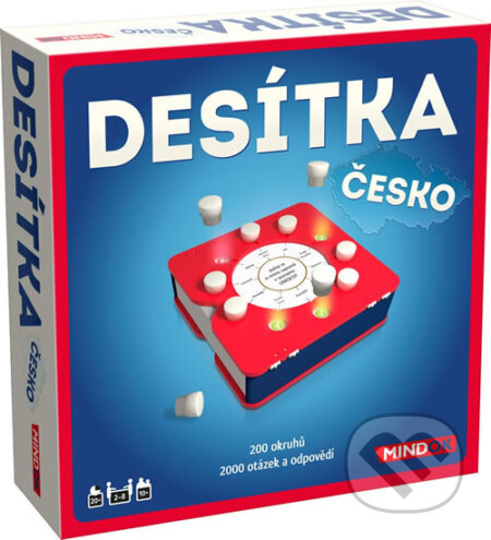 Společenská hra: Desítka: Česko (Mindok). Mindok, 2019 Společenská hra: Desítka: Česko (Mindok). Mindok, 2019