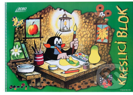 Kreslící blok Krtek s boční vazbou A3 (BOBO BLOK). BOBO BLOK, 2019 Kreslící blok Krtek s boční vazbou A3 (BOBO BLOK). BOBO BLOK, 2019