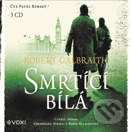 Audiokniha: Smrtící bílá (Robert Galbraith). Voxi, 2019 Audiokniha: Smrtící bílá (Robert Galbraith). Voxi, 2019