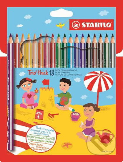 STABILO Trio thick 18 ks kartonové pouzdro (STABILO). STABILO STABILO Trio thick 18 ks kartonové pouzdro (STABILO). STABILO