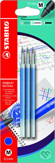 STABILO Gel Exxx náplň modrá 3 ks (STABILO). STABILO, 2019 STABILO Gel Exxx náplň modrá 3 ks (STABILO). STABILO, 2019