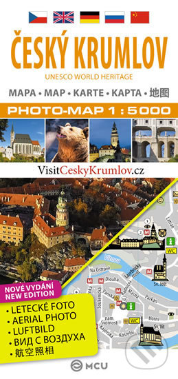 Český Krumlov - plán města 1:5 000 (MCU). MCU, 2014 Český Krumlov - plán města 1:5 000 (MCU). MCU, 2014