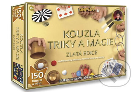 Spoločenská hra: Kouzla, triky a magie - Zlatá edice (150 triků) (EPline). EPline, 2019 Spoločenská hra: Kouzla, triky a magie - Zlatá edice (150 triků) (EPline). EPline, 2019