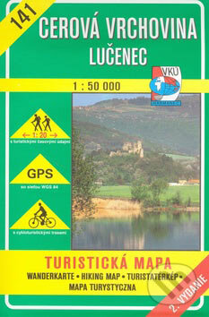 Cerová vrchovina Lučenec 1:50 000 - turistická mapa č. 141 (Autorský kolektiv). VKÚ Harmanec, 2000 Cerová vrchovina Lučenec 1:50 000 - turistická mapa č. 141 (Autorský kolektiv). VKÚ Harmanec, 2000