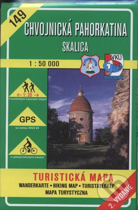 Chvojnická pahorkatina - Skalica - turistická mapa č. 149 (Autorský kolektiv). VKÚ Harmanec, 2001 Chvojnická pahorkatina - Skalica - turistická mapa č. 149 (Autorský kolektiv). VKÚ Harmanec, 2001