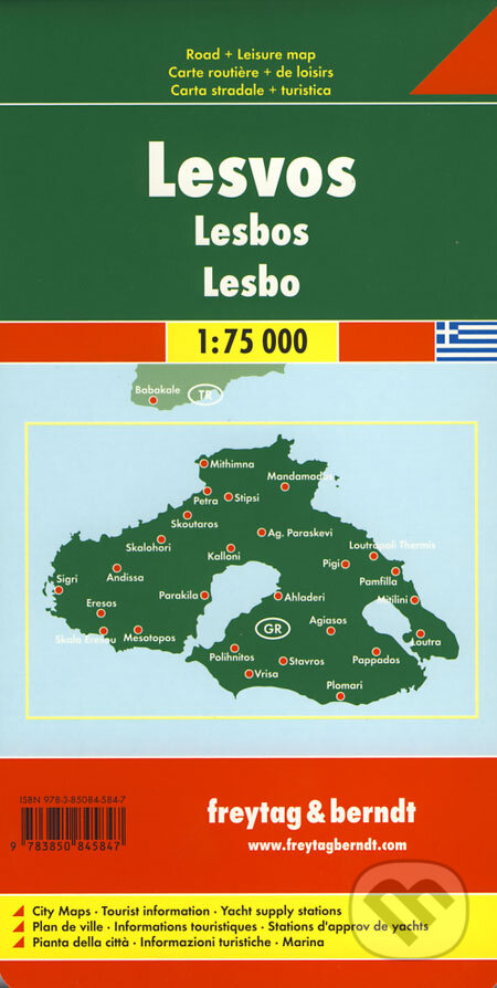 Lesbos 1:75 000 (freytag&berndt). freytag&berndt Lesbos 1:75 000 (freytag&berndt). freytag&berndt