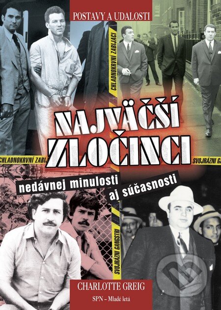 Kniha: Najväčší zločinci nedávnej minulosti aj súčasnosti (Charlotte Greig). Slovenské pedagogické nakladateľstvo - Mladé letá, 2009 Kniha: Najväčší zločinci nedávnej minulosti aj súčasnosti (Charlotte Greig). Slovenské pedagogické nakladateľstvo - Mladé letá, 2009