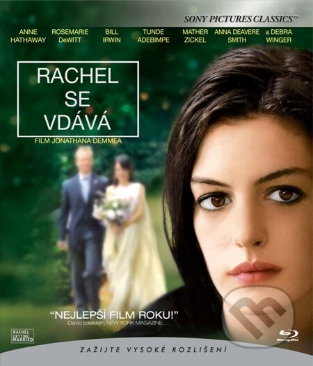 Film: Rachel sa vydáva (Jonathan Demme) (Blu-ray). Bonton Film, 2008 Film: Rachel sa vydáva (Jonathan Demme) (Blu-ray). Bonton Film, 2008