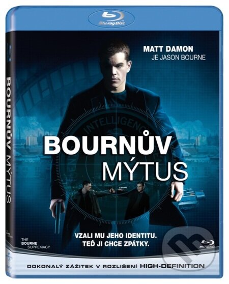 Film: Bournov mýtus (Paul Greengrass) (Blu-ray). Bonton Film, 2004 Film: Bournov mýtus (Paul Greengrass) (Blu-ray). Bonton Film, 2004