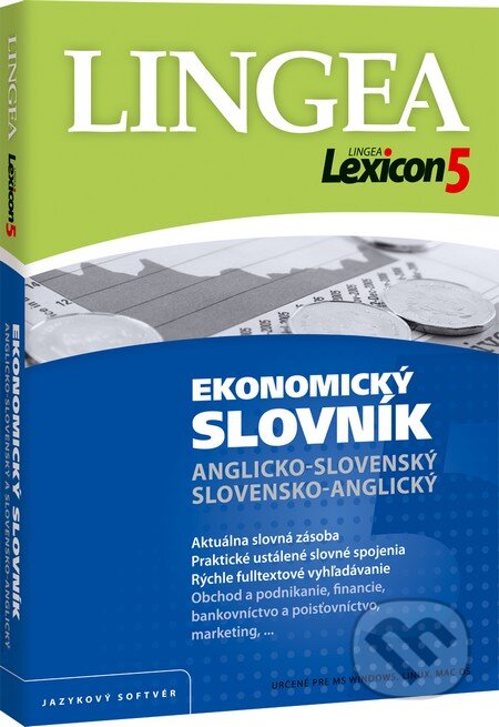 Anglicko-slovenský a slovensko-anglický ekonomický slovník (Licencia) (Lingea). Lingea Anglicko-slovenský a slovensko-anglický ekonomický slovník (Licencia) (Lingea). Lingea
