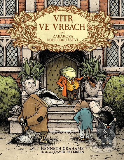 Kniha: Vítr ve vrbách aneb Žabákova dobrodružství (Kenneth Grahame). Comics centrum, 2019 Kniha: Vítr ve vrbách aneb Žabákova dobrodružství (Kenneth Grahame). Comics centrum, 2019