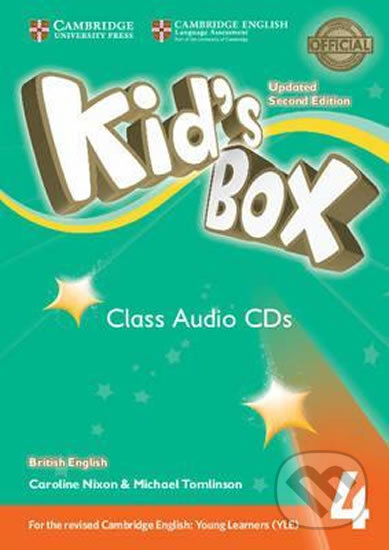 Audiokniha: Kid´s Box 4: Class Audio CDs (3) British English (Caroline Nixon). Cambridge University Press, 2017 Audiokniha: Kid´s Box 4: Class Audio CDs (3) British English (Caroline Nixon). Cambridge University Press, 2017