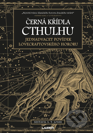 Kniha: Černá křídla Cthulhu 1 (S.T. Joshi). Laser books, 2019 Kniha: Černá křídla Cthulhu 1 (S.T. Joshi). Laser books, 2019