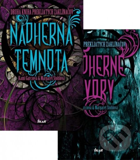 Kniha: Nádherná temnota + Nádherné tvory KOMPLET (Kami Garciová a Margaret Stohlová). Ikar, 2011 Kniha: Nádherná temnota + Nádherné tvory KOMPLET (Kami Garciová a Margaret Stohlová). Ikar, 2011