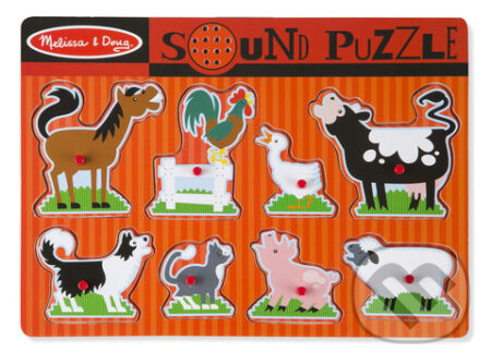 Puzzle: Zvukové puzzle - Zvieratká na farme (Melissa and Doug). Melissa and Doug, 2019 Puzzle: Zvukové puzzle - Zvieratká na farme (Melissa and Doug). Melissa and Doug, 2019