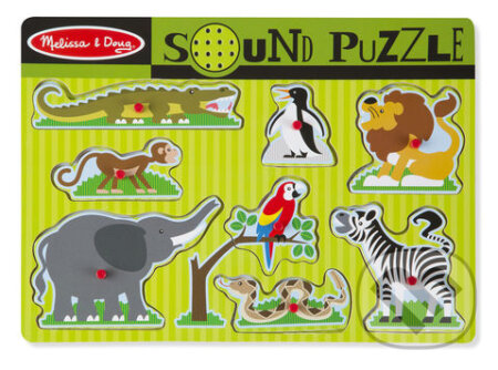 Puzzle: Zvukové puzzle - Zvieratká v ZOO (Melissa and Doug). Melissa and Doug, 2019 Puzzle: Zvukové puzzle - Zvieratká v ZOO (Melissa and Doug). Melissa and Doug, 2019