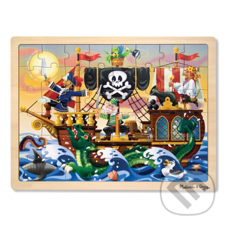Puzzle: Pirátske dobrodružstvo - drevená stavebnica puzzle (Melissa and Doug). Melissa and Doug, 2019 Puzzle: Pirátske dobrodružstvo - drevená stavebnica puzzle (Melissa and Doug). Melissa and Doug, 2019