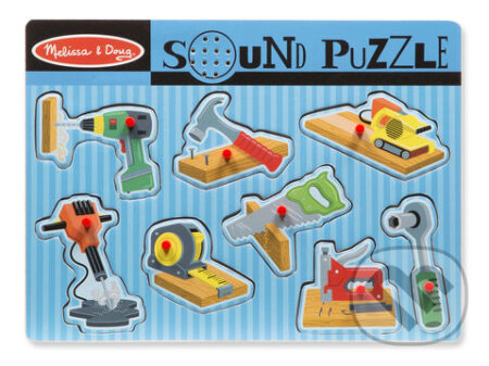 Puzzle: Zvukové puzzle - Stavebné nástroje (Melissa and Doug). Melissa and Doug, 2019 Puzzle: Zvukové puzzle - Stavebné nástroje (Melissa and Doug). Melissa and Doug, 2019