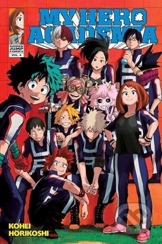 Kniha: My Hero Academia 4 (Kohei Horikoshi). Viz Media, 2016 Kniha: My Hero Academia 4 (Kohei Horikoshi). Viz Media, 2016