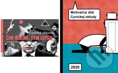 Kniha: Čím horšie, tým lepšie + Motivačný diár Cynickej obludy 2020 (Premedia). Premedia, 2019 Kniha: Čím horšie, tým lepšie + Motivačný diár Cynickej obludy 2020 (Premedia). Premedia, 2019