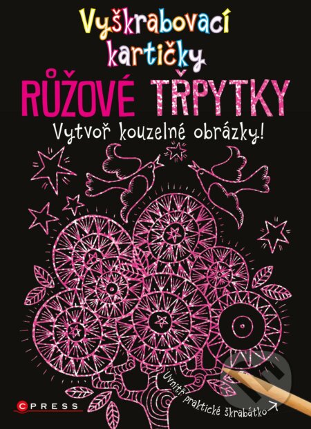 Kniha: Vyškrabovací kartičky: Růžové třpytky (CPRESS). CPRESS, 2020 Kniha: Vyškrabovací kartičky: Růžové třpytky (CPRESS). CPRESS, 2020