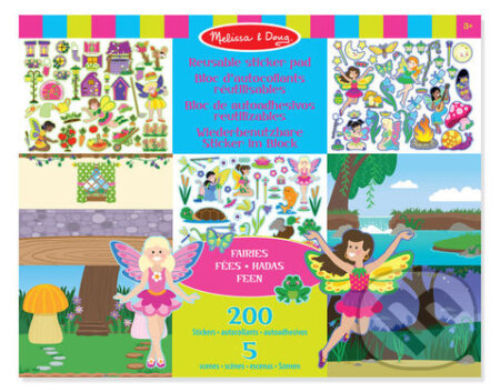 Spoločenská hra: Kniha s nálepkami na opätovné použitie - Víly (Melissa and Doug). Melissa and Doug, 2019 Spoločenská hra: Kniha s nálepkami na opätovné použitie - Víly (Melissa and Doug). Melissa and Doug, 2019