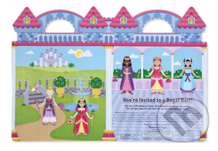 Spoločenská hra: Opätovne použiteľné nálepky - Princezná (Melissa and Doug). Melissa and Doug, 2019 Spoločenská hra: Opätovne použiteľné nálepky - Princezná (Melissa and Doug). Melissa and Doug, 2019