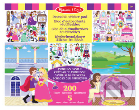 Spoločenská hra: Kniha s nálepkami na opätovné použitie - Princeznin zámok (Melissa and Doug). Melissa and Doug, 2019 Spoločenská hra: Kniha s nálepkami na opätovné použitie - Princeznin zámok (Melissa and Doug). Melissa and Doug, 2019