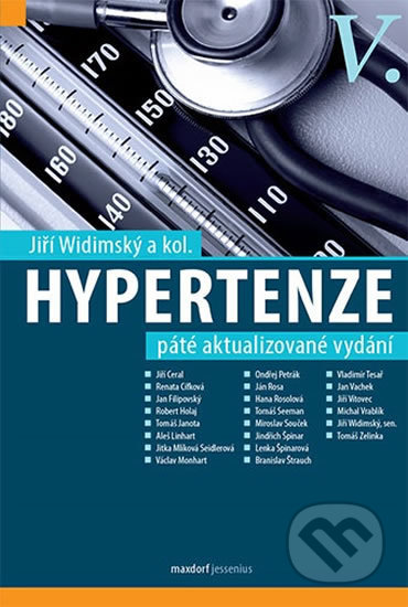 Kniha: Hypertenze (Jiří Widimský a kolektiv). Maxdorf, 2019 Kniha: Hypertenze (Jiří Widimský a kolektiv). Maxdorf, 2019
