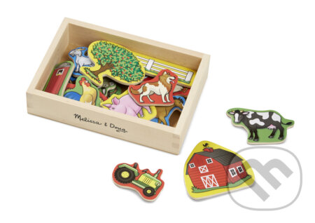 Spoločenská hra: Drevené magnetky Farma od spol. Melissa & Doug (Melissa and Doug). Melissa and Doug, 2019 Spoločenská hra: Drevené magnetky Farma od spol. Melissa & Doug (Melissa and Doug). Melissa and Doug, 2019