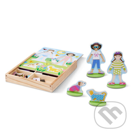 Spoločenská hra: Magnetické postavičky na obliekanie - Najlepší priatelia (Melissa and Doug). Melissa and Doug, 2019 Spoločenská hra: Magnetické postavičky na obliekanie - Najlepší priatelia (Melissa and Doug). Melissa and Doug, 2019