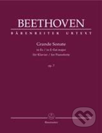 Kniha: Grande Sonate pro klavír Es dur op. 7 (Ludwig van Beethoven). Bärenreiter Praha, 2017 Kniha: Grande Sonate pro klavír Es dur op. 7 (Ludwig van Beethoven). Bärenreiter Praha, 2017