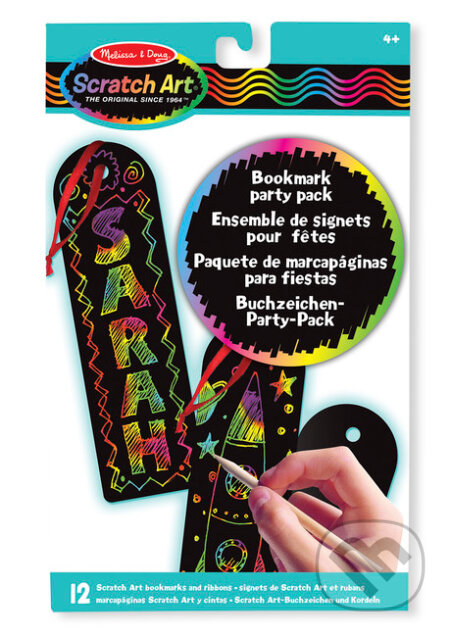 Spoločenská hra: Sada Scratch Art - záložka do knihy - párty balenie (Melissa and Doug). Melissa and Doug, 2019 Spoločenská hra: Sada Scratch Art - záložka do knihy - párty balenie (Melissa and Doug). Melissa and Doug, 2019