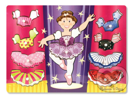 Spoločenská hra: Kolíčky na obliekanie baletky - Pomiešaj a priraď (Melissa and Doug). Melissa and Doug, 2019 Spoločenská hra: Kolíčky na obliekanie baletky - Pomiešaj a priraď (Melissa and Doug). Melissa and Doug, 2019