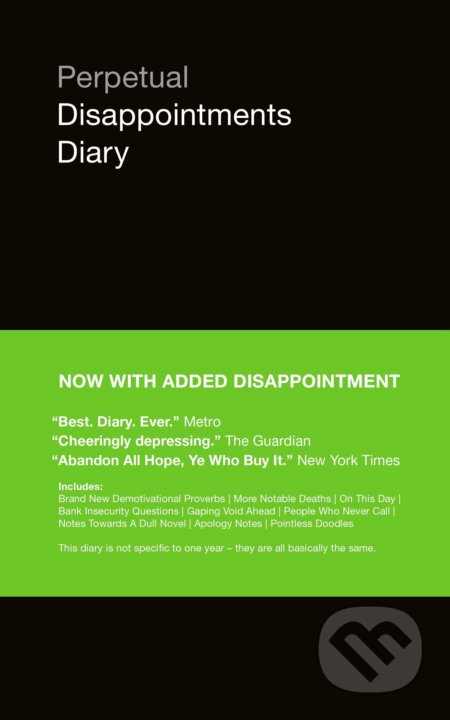 Kniha: Perpetual Disappointments Diary (Nick Asbury). Boxtree, 2017 Kniha: Perpetual Disappointments Diary (Nick Asbury). Boxtree, 2017