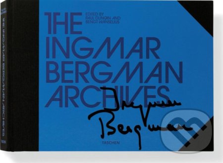 Kniha: The Ingmar Bergman Archives (Bengt Forslund, Birgitta Steene, Erland Josephson, Peter Cowie a Ulla Aberg). Taschen, 2008 Kniha: The Ingmar Bergman Archives (Bengt Forslund, Birgitta Steene, Erland Josephson, Peter Cowie a Ulla Aberg). Taschen, 2008