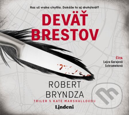 Audiokniha: Deväť brestov (Robert Bryndza). Lindeni, 2020 Audiokniha: Deväť brestov (Robert Bryndza). Lindeni, 2020