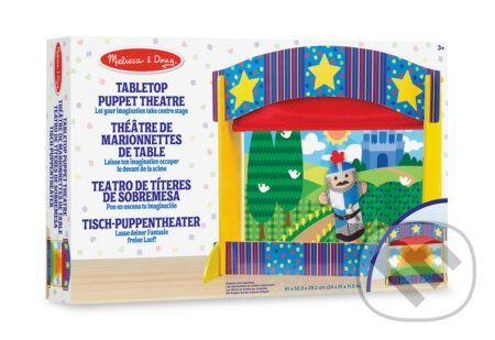 Spoločenská hra: Stolové bábkové divadlo (Melissa and Doug). Melissa and Doug, 2019 Spoločenská hra: Stolové bábkové divadlo (Melissa and Doug). Melissa and Doug, 2019