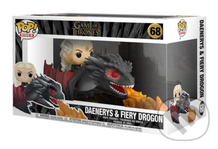 Funko POP Rides: Game of Thrones - Daenerys on Fiery Drogon (Funko). Funko, 2019 Funko POP Rides: Game of Thrones - Daenerys on Fiery Drogon (Funko). Funko, 2019