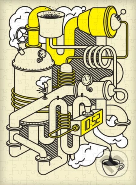 Puzzle: Rudolf Letko: Kávové laboratórium (Rudolf Letko). Pucle, 2019 Puzzle: Rudolf Letko: Kávové laboratórium (Rudolf Letko). Pucle, 2019