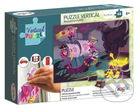Puzzle: Vertikální okenní puzzle - Piráti (Aladine). Aladine, 2019 Puzzle: Vertikální okenní puzzle - Piráti (Aladine). Aladine, 2019