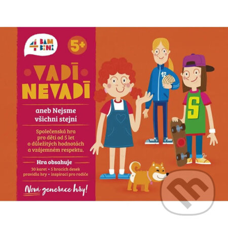 Společenská hra: Vadí, nevadí aneb Nejsme všichni stejní (Lilliputiens). Lilliputiens, 2019 Společenská hra: Vadí, nevadí aneb Nejsme všichni stejní (Lilliputiens). Lilliputiens, 2019