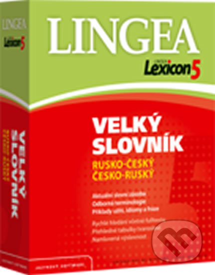 Audiokniha: Lexicon 5 Ruský velký slovník (Lingea). Lingea, 2010 Audiokniha: Lexicon 5 Ruský velký slovník (Lingea). Lingea, 2010