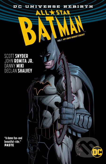 Kniha: All-Star Batman Vol. 1 (Scott Snyder a John Romita). DC Comics, 2017 Kniha: All-Star Batman Vol. 1 (Scott Snyder a John Romita). DC Comics, 2017