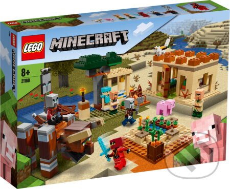 Spoločenská hra: LEGO Minecraft - Útok Illagerov (LEGO). LEGO, 2019 Spoločenská hra: LEGO Minecraft - Útok Illagerov (LEGO). LEGO, 2019