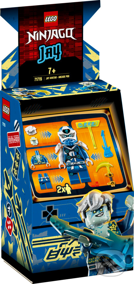 Společenská hra: LEGO Ninjago - Jayov avatar - arkádový automat (LEGO). LEGO, 2020 Společenská hra: LEGO Ninjago - Jayov avatar - arkádový automat (LEGO). LEGO, 2020